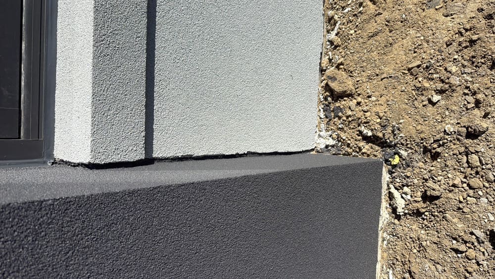 Improve finish to render, recorded during a lock-up inspection in Beveridge
