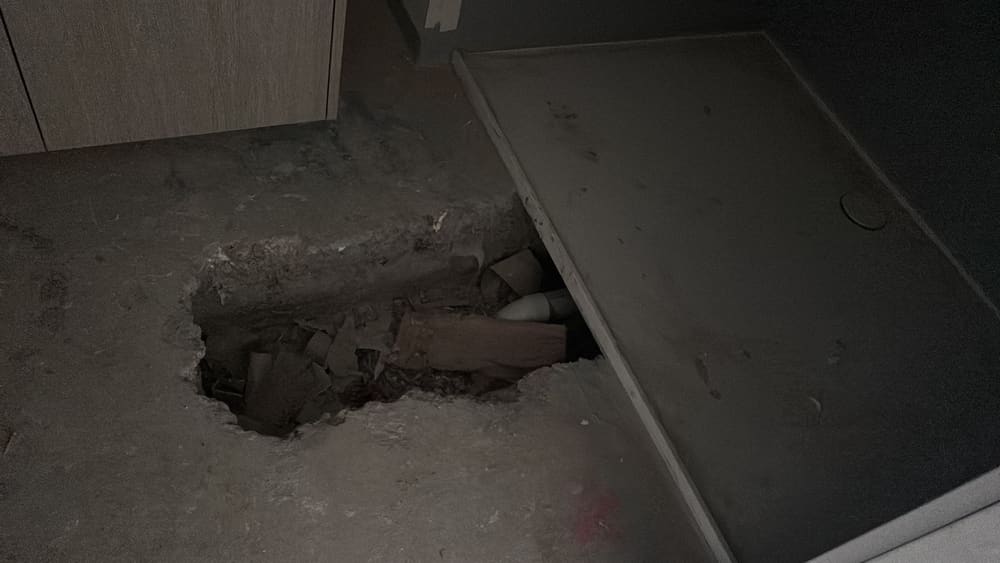 Slab infill, recorded during a PCI inspection in Beveridge