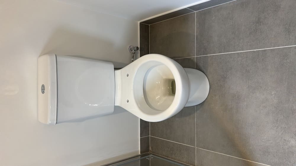 Toilet seat not installed, recorded during a PCI inspection in Beveridge